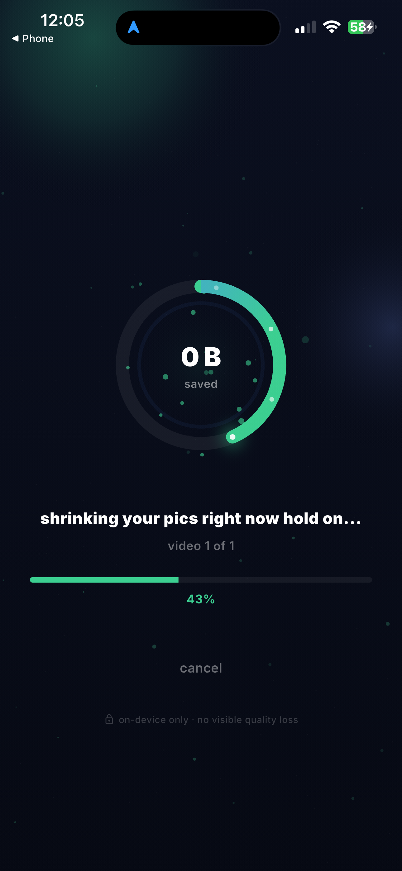 Boost compression dashboard inside MemeScanr